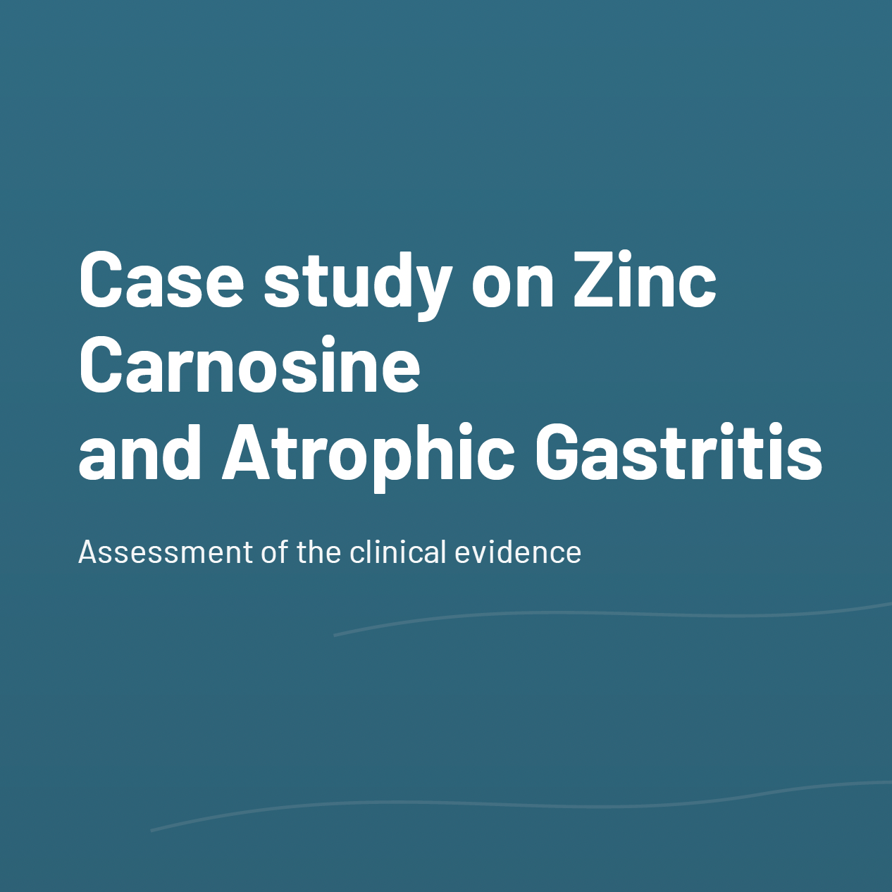 Zinc L-Carnosine and Atrophic Gastritis: What a New Case Series Actually Shows