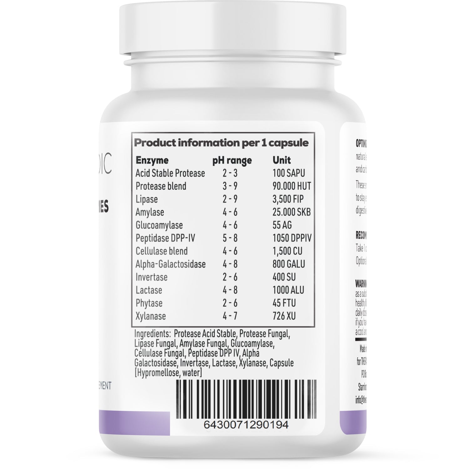 Optimized Enzymes