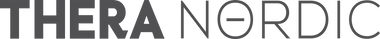 Logo of Thera Nordic with black text.