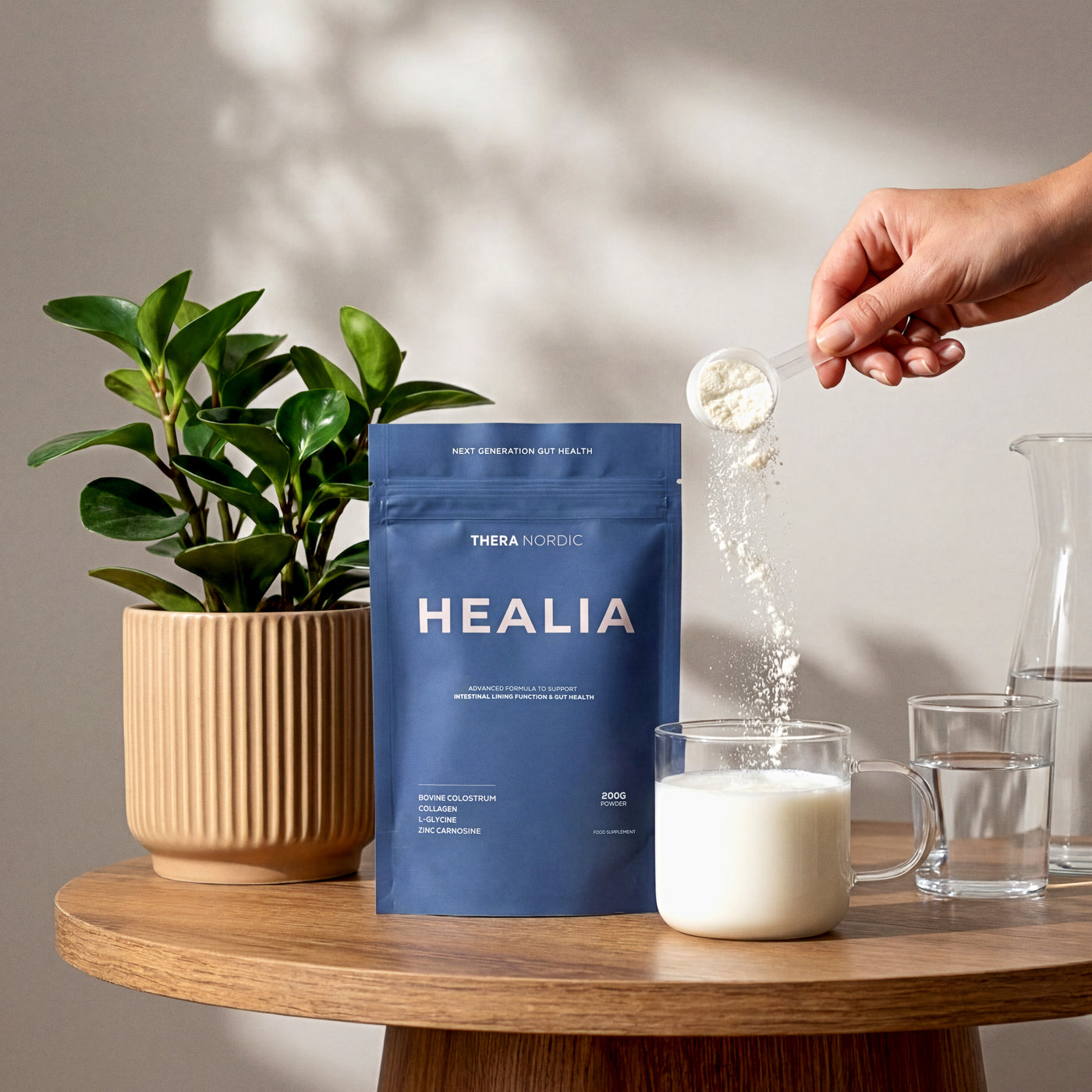 HEALIA in a bright, calm lifestyle setting